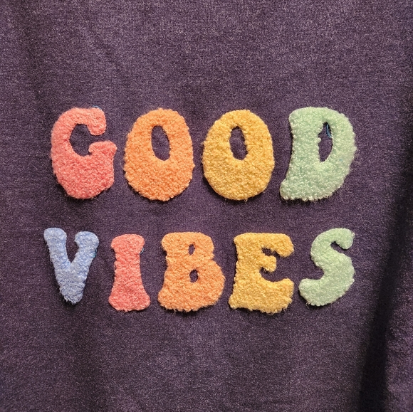 WildFox Good Vibes Long Sleeve Sweatshirt - Picture 4 of 6